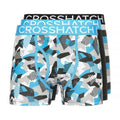 Front - Crosshatch Mens Crystaline Boxer Shorts (Pack of 3)