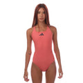 Front - Adidas Womens/Ladies Logo One Piece Swimsuit