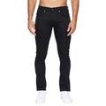 Blue - Front - Crosshatch Mens Buraca Slim Jeans
