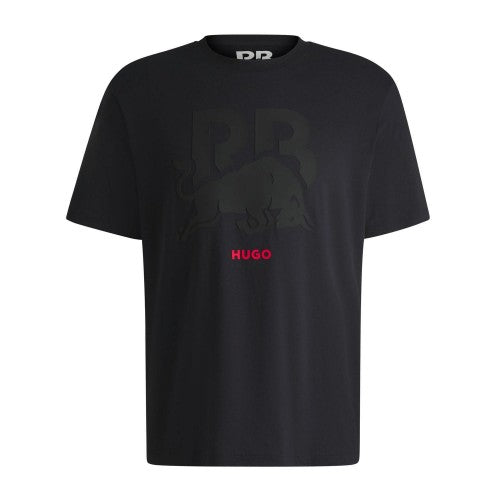 Front - Hugo Mens Racing Bulls Logo T-Shirt