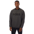 Front - Hugo Boss Mens Crew Neck Golf Sweatshirt