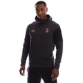 Front - Adidas Mens Juventus FC Travel Hoodie
