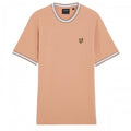 Front - Lyle & Scott Mens Tipped T-Shirt