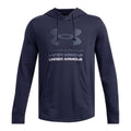 Front - Under Armour Mens Rival Graphic Terrycloth Hoodie