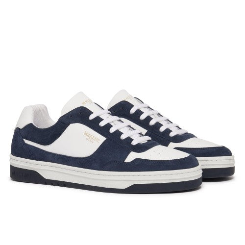 Front - Mallet Mens Bennet Leather Trainers