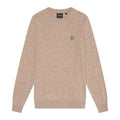 Front - Lyle & Scott Mens Lambswool Round Neck Jumper