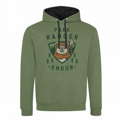 Front - Star Wars Unisex Adult Endor Park Ranger Hoodie