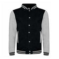 Front - Harry Potter Unisex Adult Slytherin Varsity Jacket