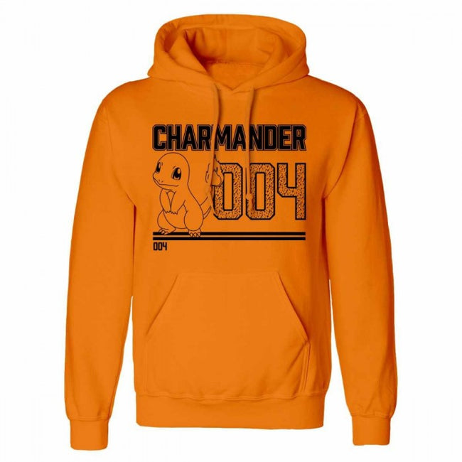 Front - Pokemon Unisex Adult Charmander Line Art Hoodie