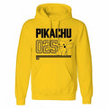 Front - Pokemon Unisex Adult Pikachu Line Art Hoodie