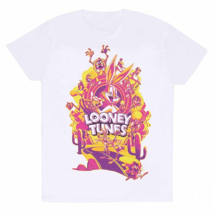 Front - Looney Tunes Unisex Adult Warner Bros 100th Birthday T-Shirt