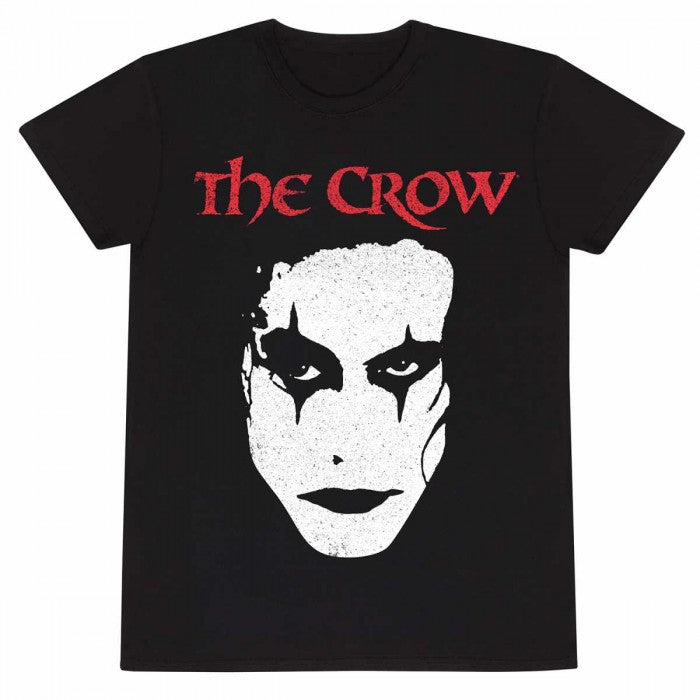 Front - The Crow Unisex Adult Face T-Shirt