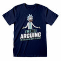 Front - Rick And Morty Unisex Adult Not Arguing T-Shirt