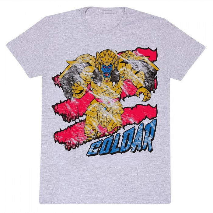 Front - Mighty Morphin Power Rangers Unisex Adult Goldar T-Shirt