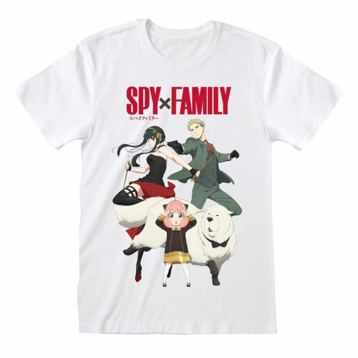 Front - Spy x Family Unisex Adult Family Anime T-Shirt