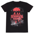 Front - Stranger Things Unisex Adult Vintage Poster T-Shirt
