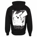 Front - Pokemon Unisex Adult Pikachu Half Tone Hoodie