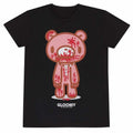 Front - Gloomy Bear Unisex Adult Bloody Mesh T-Shirt