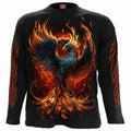 Front - Spiral Direct Unisex Adult Ashes Reborn Back Print Long-Sleeved T-Shirt