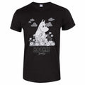 Front - Moomin Unisex Adult Flowers Japanese T-Shirt