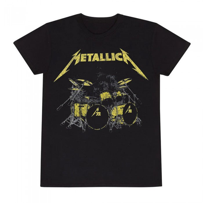 Front - Metallica Unisex Adult Lars M72 Kit T-Shirt