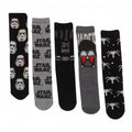 Front - Star Wars Unisex Adult Dark Side Socks (Pack of 5)