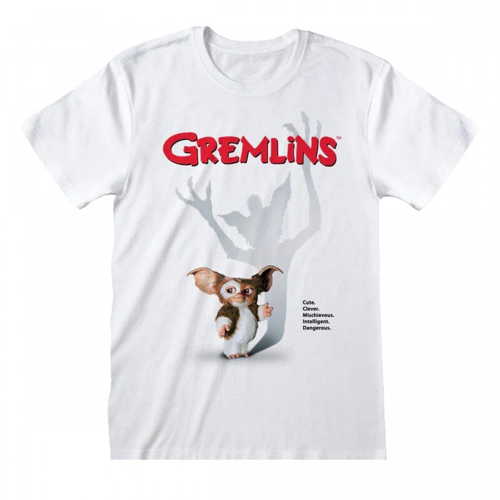 Front - Gremlins Unisex Adult Gremlin Poster T-Shirt