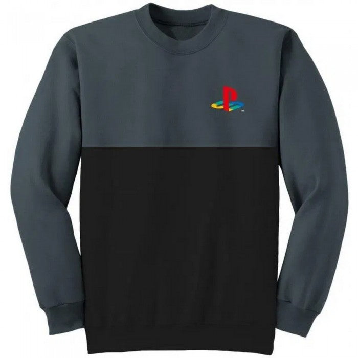 Front - Playstation Unisex Adult Classic Logo Sweatshirt