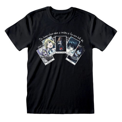 Front - Death Note Unisex Adult Playing Card T-Shirt
