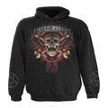 Front - Spiral Unisex Adult Hell Rider Hoodie