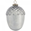 Front - Hill Interiors Noel Collection Smoked Midnight Acorn Christmas Bauble