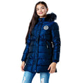Front - Hype Girls Longline Padded Jacket