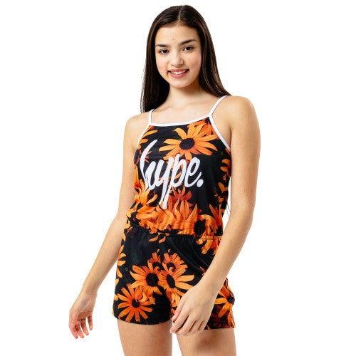 Front - Hype Girls Daisy Row Strappy Playsuit