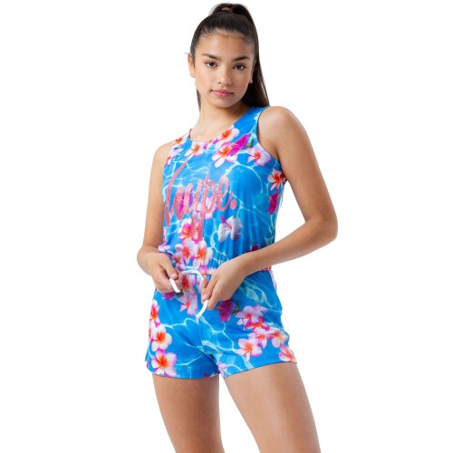 Front - Hype Girls Hawaii Pool Playsuit
