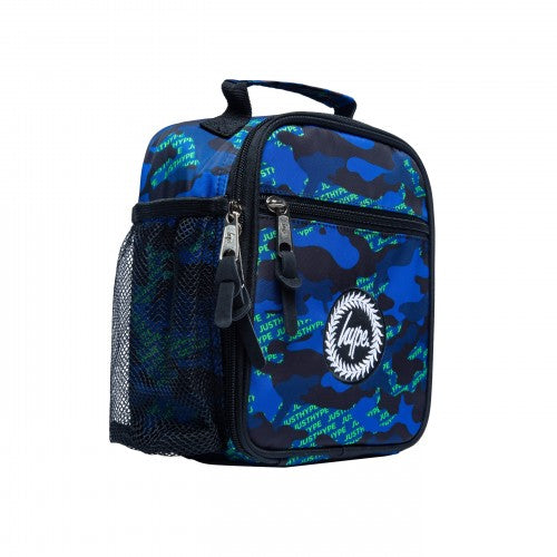Front - Hype Neon Camo Logo Lunch Bag