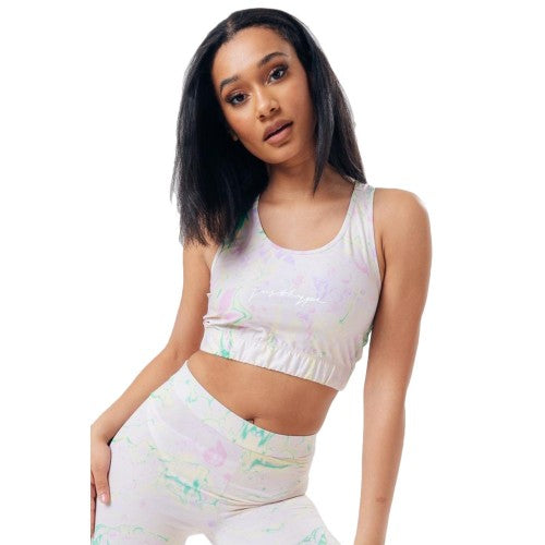 Front - Hype Womens/Ladies Marble Bralette