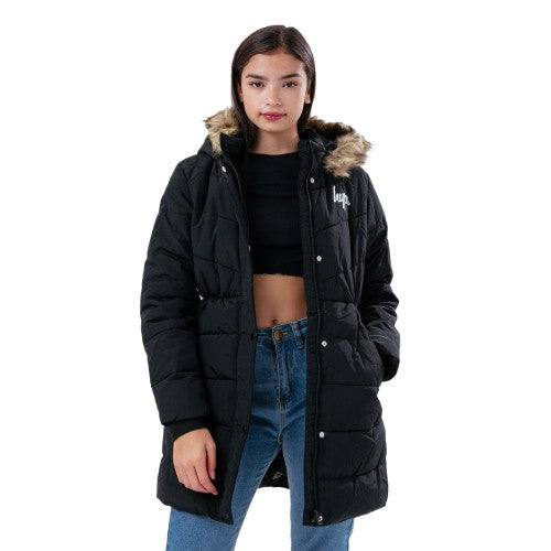 Front - Hype Girls Fitted Parka