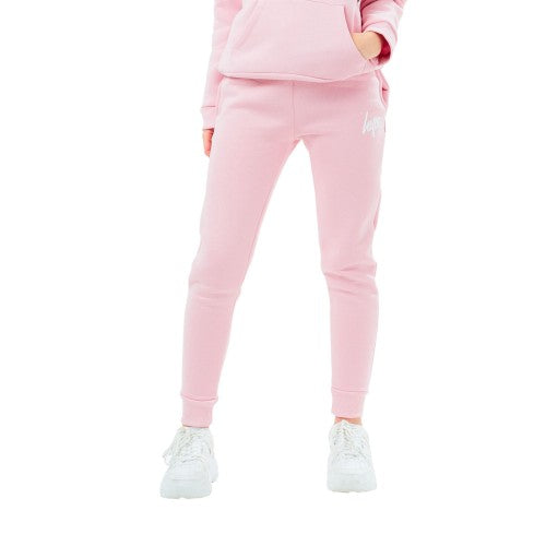 Front - Hype Girls Script Jogging Bottoms