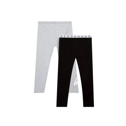 Front - Hype Girls Leggings Set (Pack of 2)