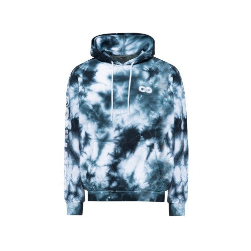 Front - Hype Unisex Adult Tie Dye Continu8 Oversized Hoodie