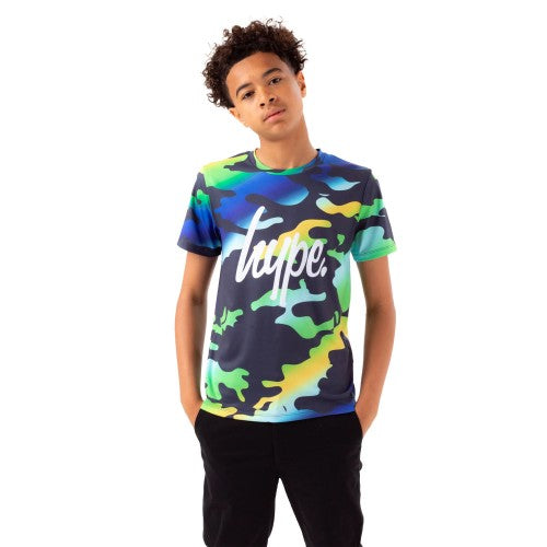 Front - Hype Boys Camo T-Shirt
