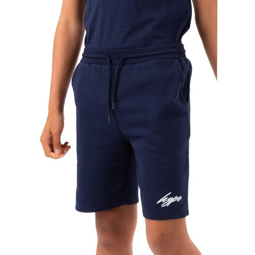 Front - Hype Boys Scribble Embroidered Sweat Shorts