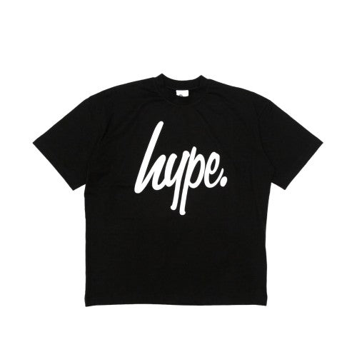 Front - Hype Mens Script T-Shirt