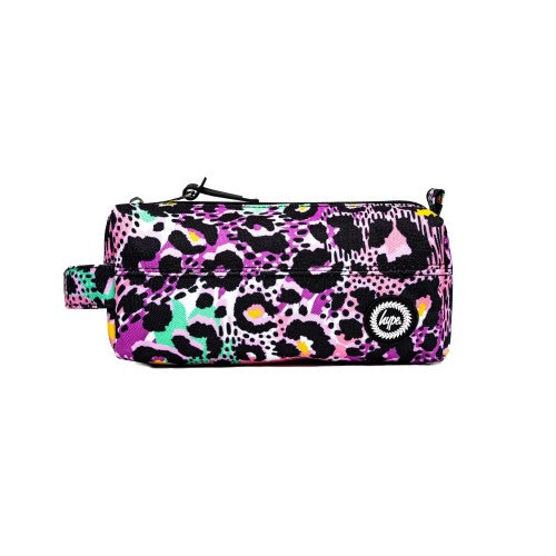 Front - Hype Leopard Animal Crest Pencil Case