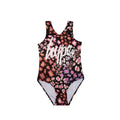Front - Hype Girls Leopard Print One Piece Swimsuit