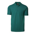 Front - ID Mens Classic Short Sleeve Pique Regular Fitting Polo Shirt With Pocket
