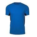 Front - ID Mens Game Active Mesh Fitted Short Sleeve Sport T-Shirt