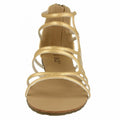 Front - Spot On Womens/Ladies Leather Strappy Sandal