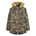 Front - Lambretta Mens Camouflage Parka