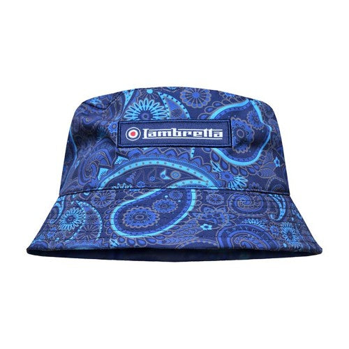 Front - Lambretta Paisley Logo Bucket Hat